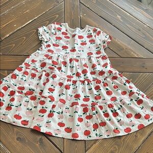 Apple Print Kids Hanna Anderson Dress